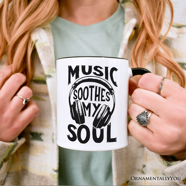 Music Soothes My Soul Mug, Festival Concert Gift