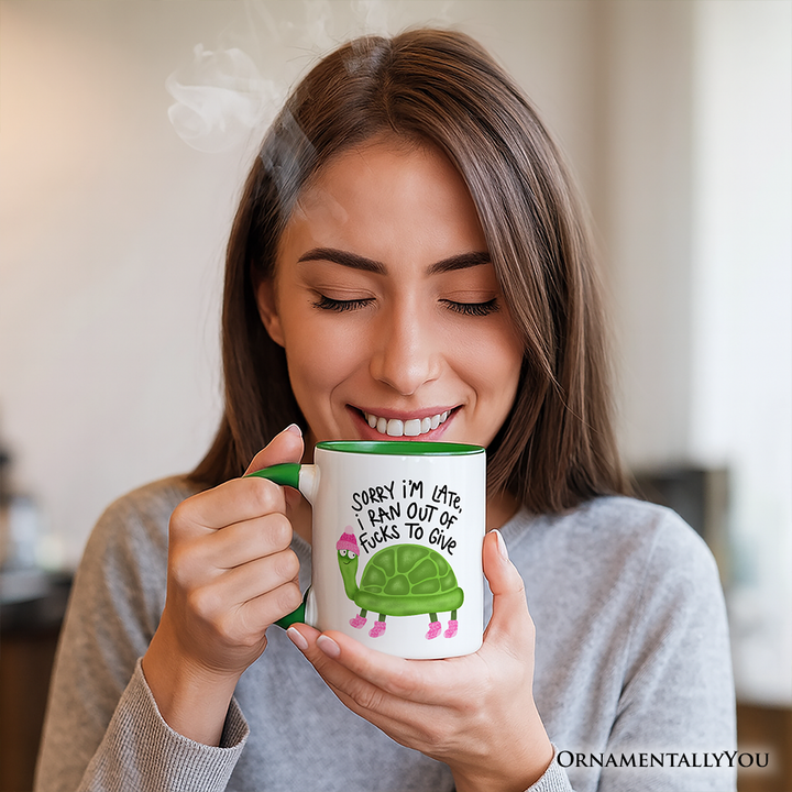 Sarcastic Turtle Mug, Sassy Funny Animal Gift