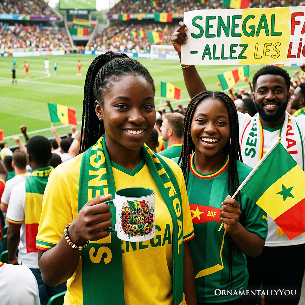 Senegal 2026 Soccer Cup Global Championship Mug, Football Fans Gift