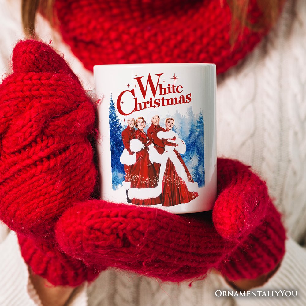 I’m Dreaming of a White Christmas Personalized Mug, 1954 Classic Holiday Inn Movie Gift with Custom Name Personalized Ceramic Mug OrnamentallyYou 