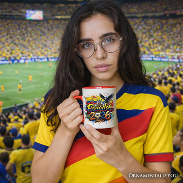 Ecuador 2026 Soccer Cup Global Championship Mug, Football Fans Gift Personalized Ceramic Mug OrnamentallyYou 