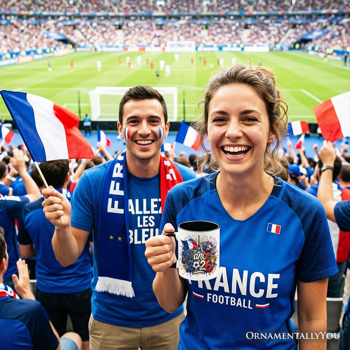 France 2026 Soccer Cup Global Championship Mug, Football Fans Gift Personalized Ceramic Mug OrnamentallyYou 