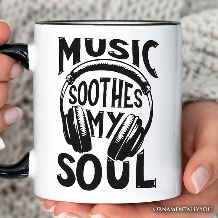 Music Soothes My Soul Mug, Festival Concert Gift