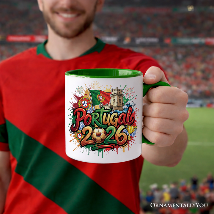 Portugal 2026 Soccer Cup Global Championship Mug, Football Fans Gift