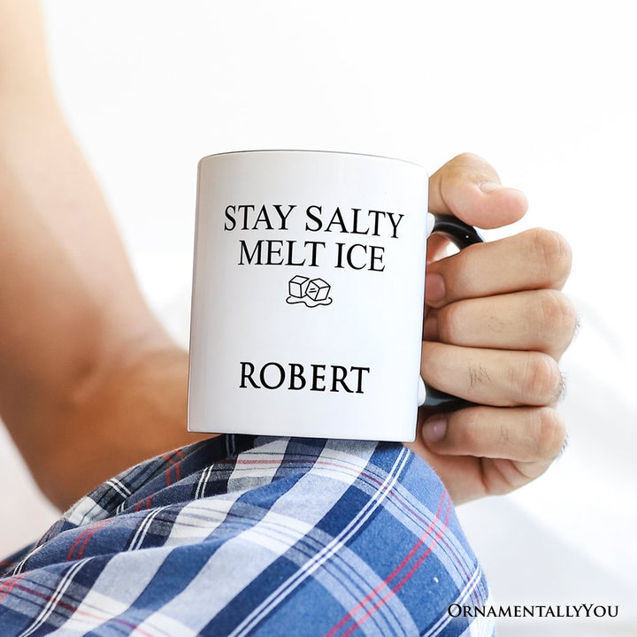 Stay Salty Melt Ice Personalized Mug Personalized Ceramic Mug OrnamentallyYou 