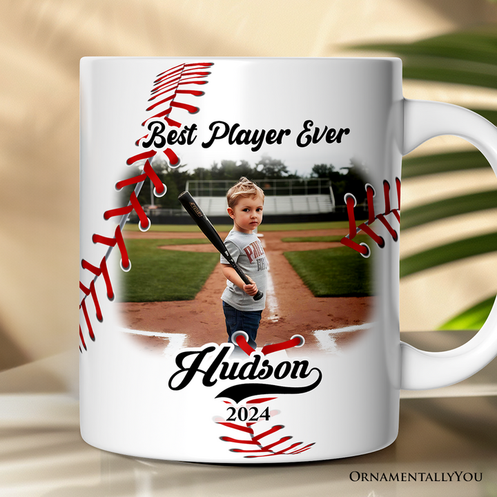 Baseball Personalized Picture Mug Gift, Photo Upload Team, Player and Coaches Gift