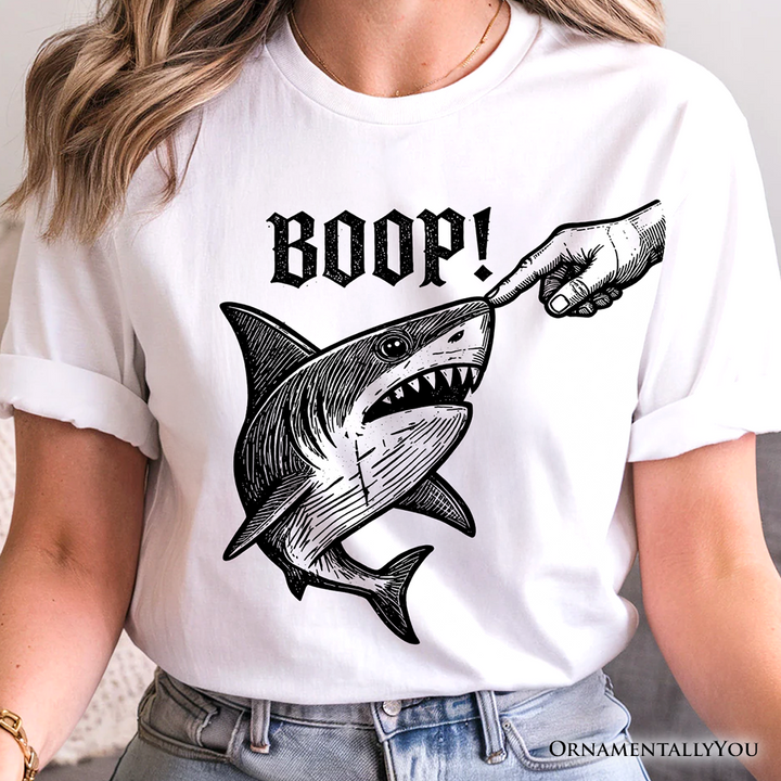 Boop Shark T-Shirt, Funny Ocean Animal Tee