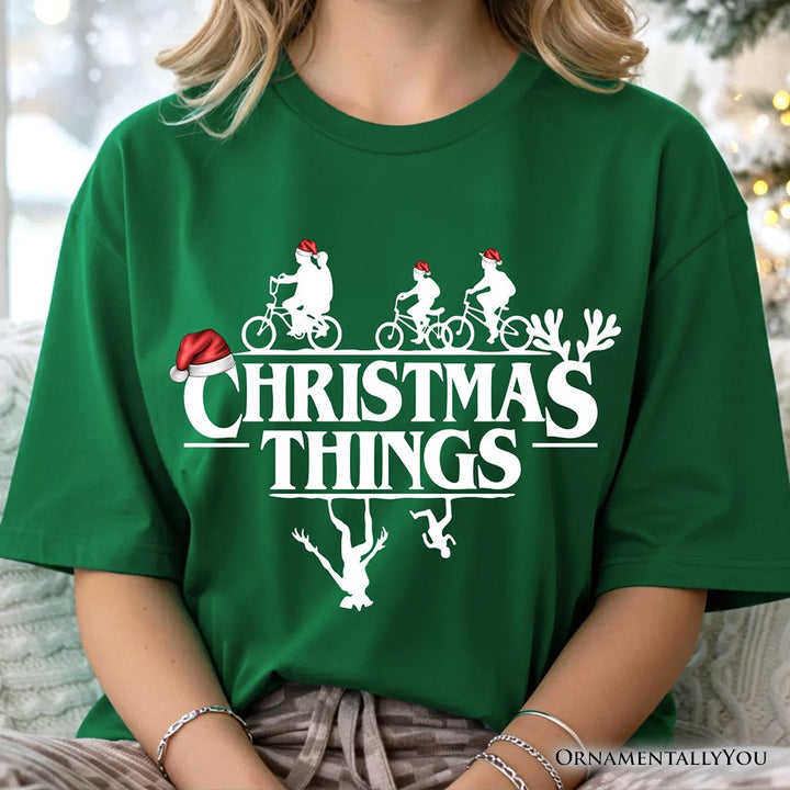 Christmas Things Retro T-Shirt, Handmade Soft Holiday Tee T-Shirts OrnamentallyYou 
