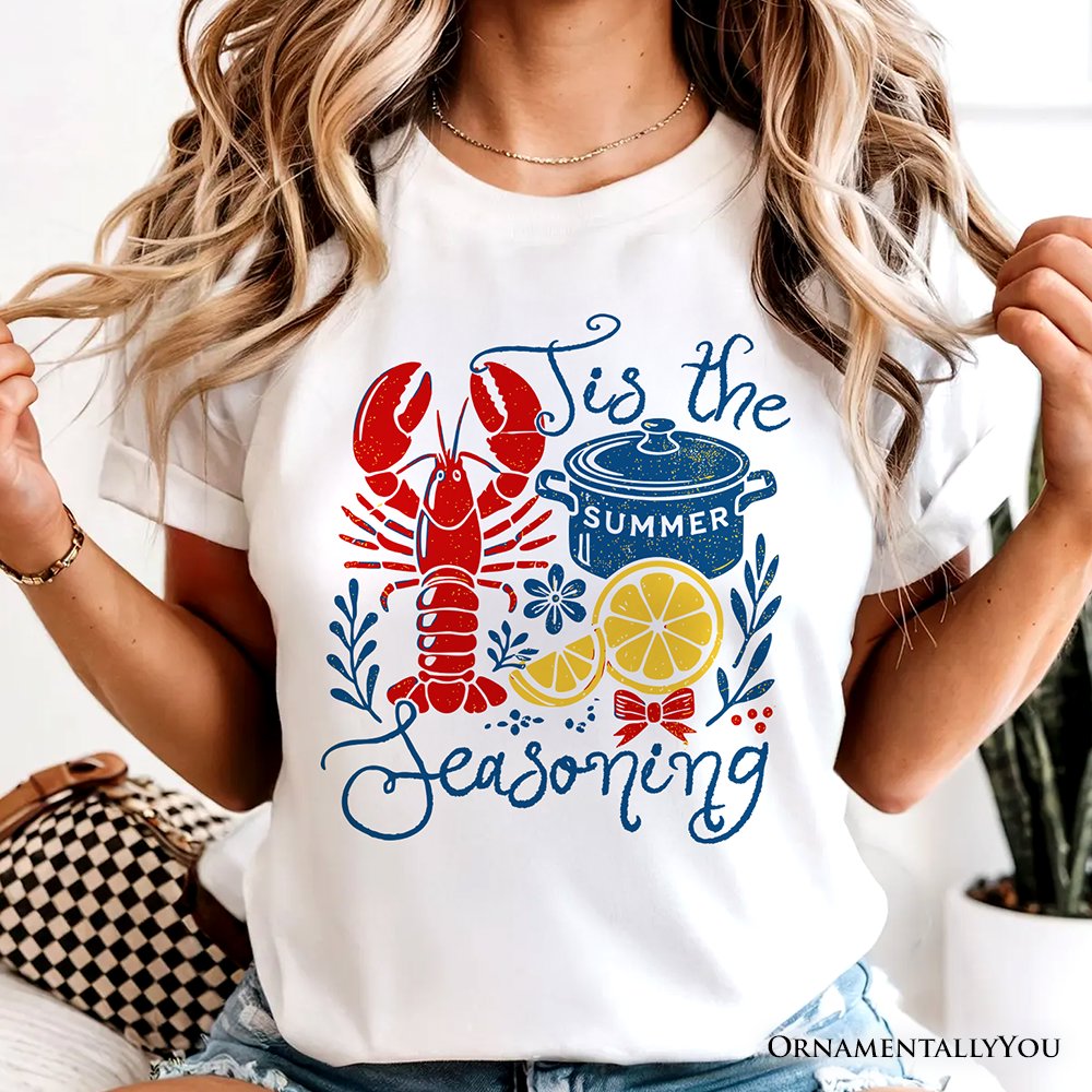 Crawfish Boil Season Summer T-Shirt, Seafood Funny Retro Tee T-Shirts OrnamentallyYou 