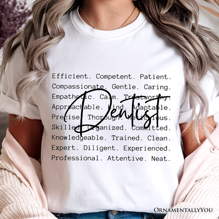 Dentist Definition T-Shirt, Dental Appreciation Words Tee