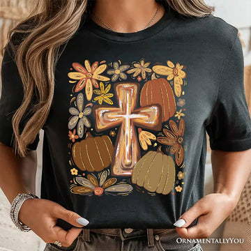 Fall Blessings T-Shirt, Autumn Christian Faith Tee T-Shirts OrnamentallyYou 