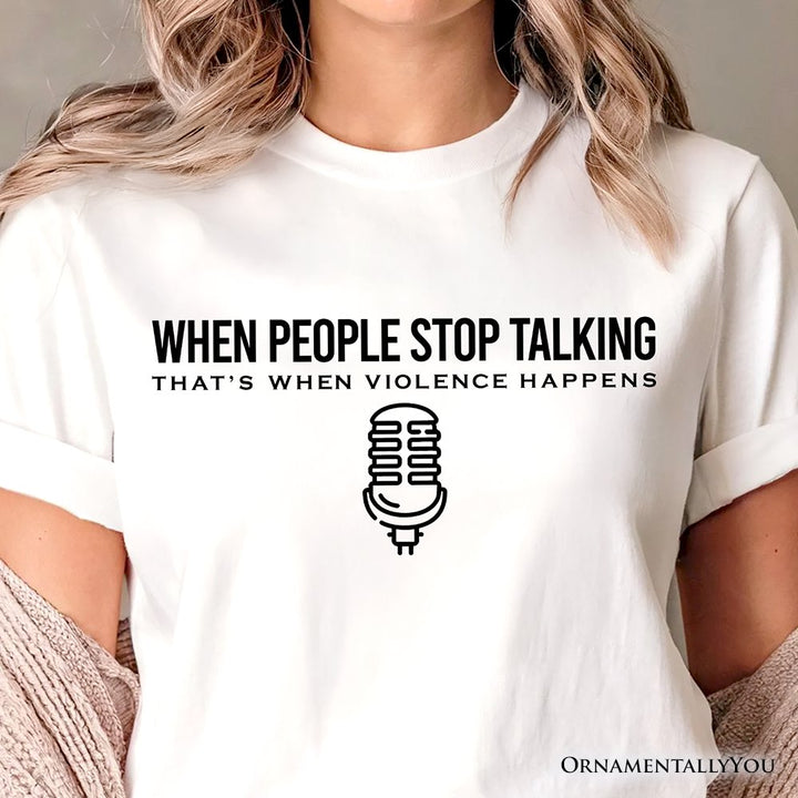 Free Speech Activism T-Shirt, Freedom of Expression Patriotic Tee T-Shirts OrnamentallyYou 