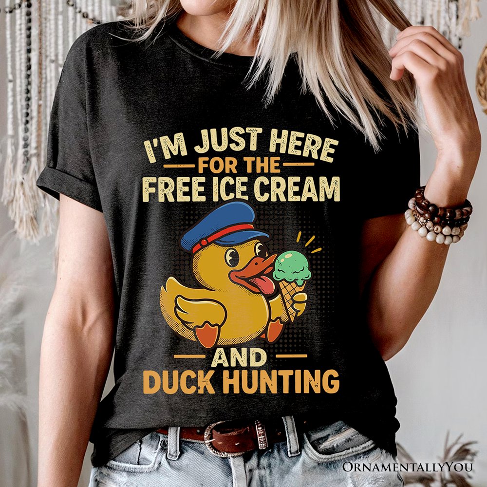 Funny Resin Duck Cruise T-Shirt, Ice Cream And Duck Hunter Vacation Tee T-Shirts OrnamentallyYou 