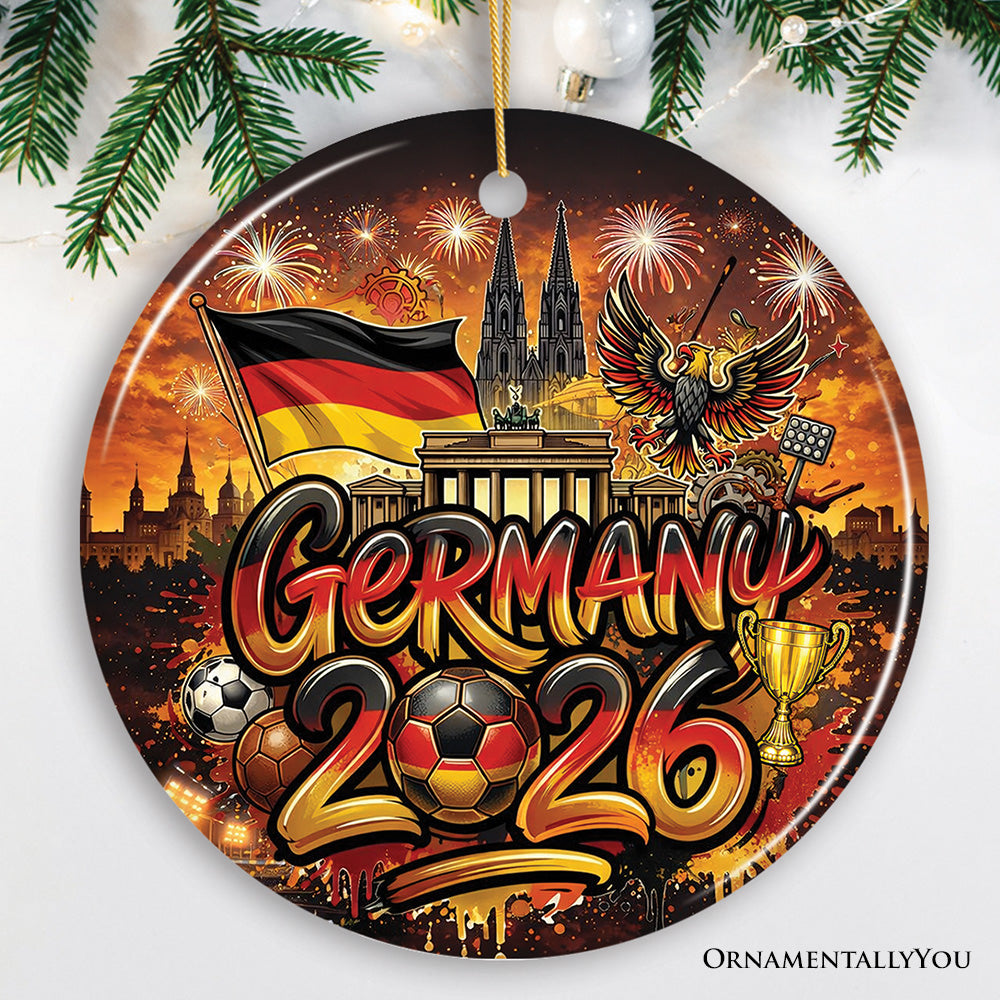 Germany 2026 Soccer Cup Global Championship Ornament| OrnamentallyYou