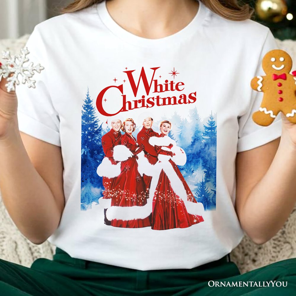 I’m Dreaming of a White Christmas T-Shirt, 1954 Classic Holiday Inn Movie Tee T-Shirts OrnamentallyYou 