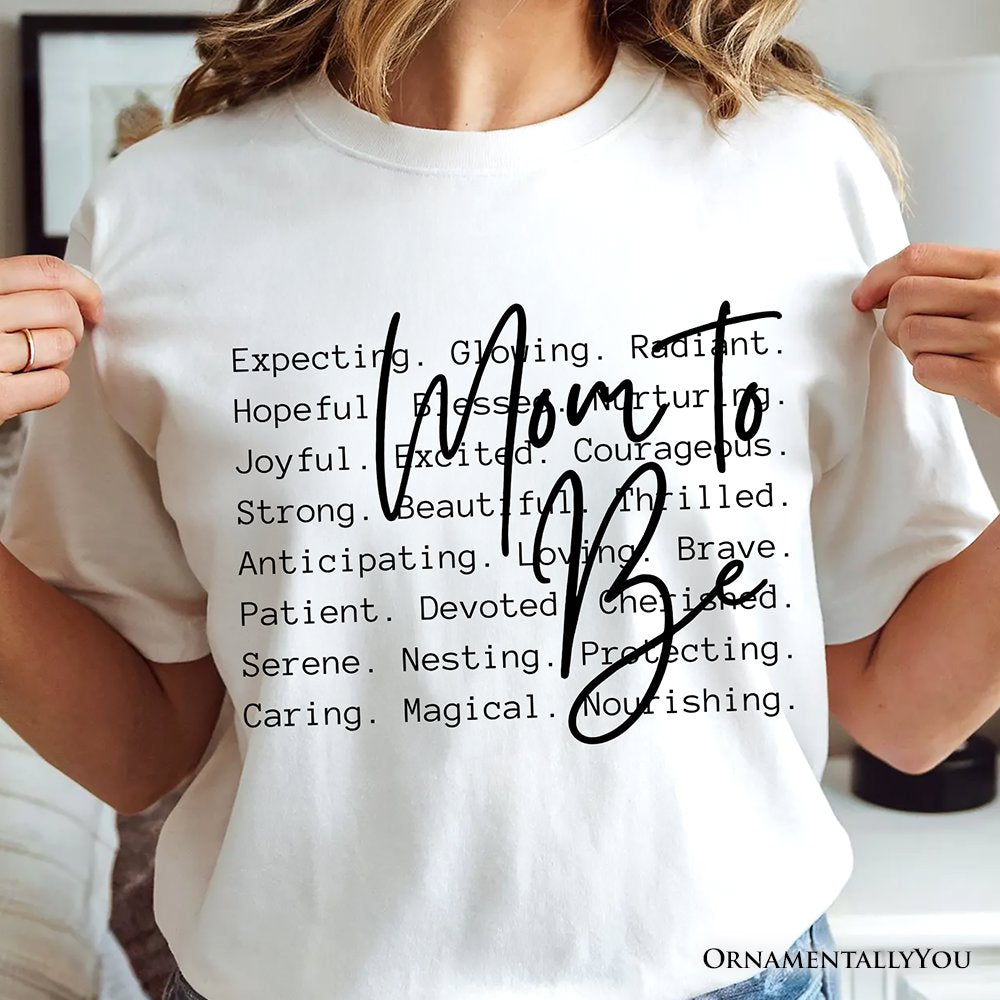Mom To Be Pregnancy Announcement T-Shirt, Definition Future Mama Pregnant Tee T-Shirts OrnamentallyYou 