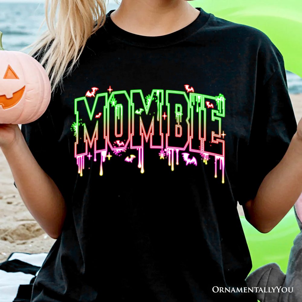 Mombie Halloween T-Shirt, Funny Tee for Spooky Moms T-Shirts OrnamentallyYou 