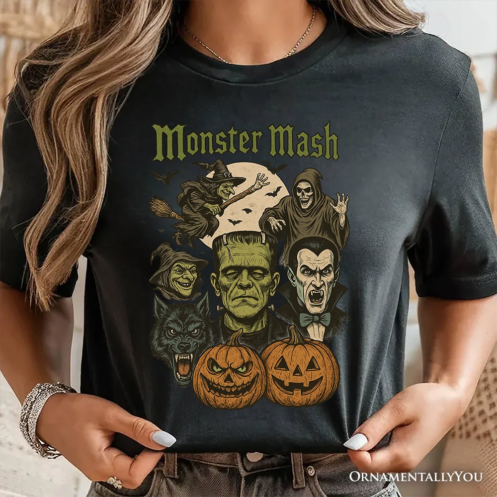 Monster Mash Classic T-Shirt, Halloween Monsters Tee for The Spooky Season T-Shirts OrnamentallyYou 