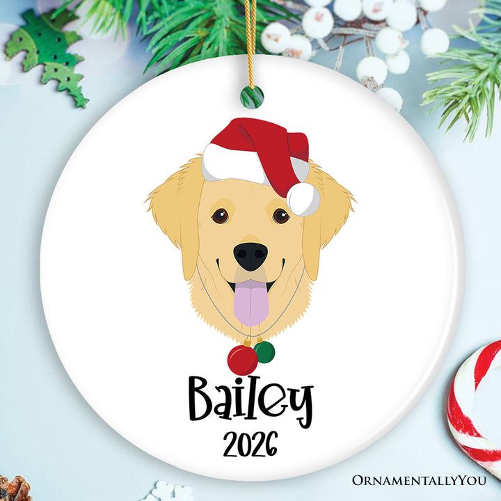 Personalized Dog Christmas Ornament
