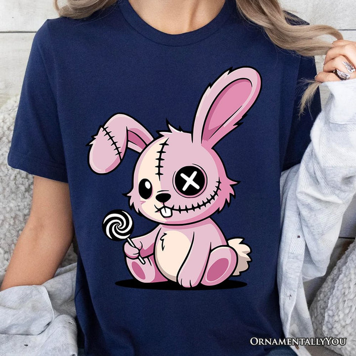 Pink Zombies Bunny Cute T-Shirt, Cute Gothic Halloween Tee T-Shirts OrnamentallyYou 