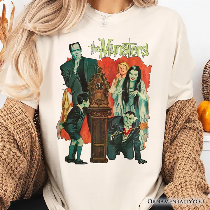 Retro Monster Family Sitcom T-Shirt, Horror Halloween Tee