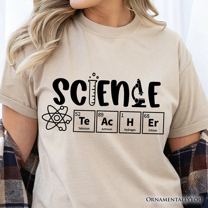 Science Teacher Elements T-Shirt, Periodic Table Tee for Educators T-Shirts OrnamentallyYou 