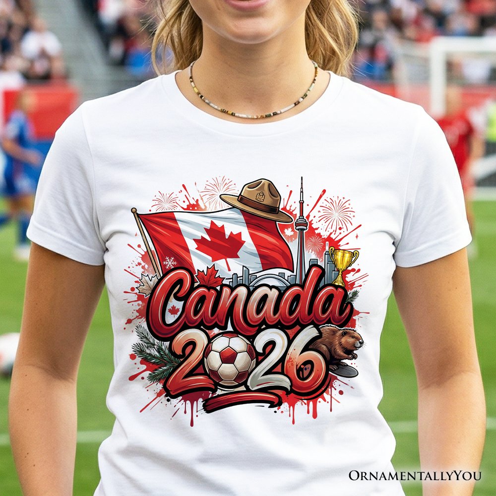 Canada 2026 Soccer Cup Global Championship T-Shirt, Fans Football Tee T-Shirts OrnamentallyYou 