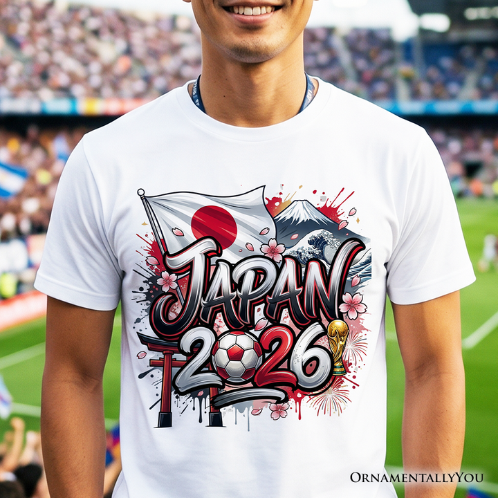 Japan 2026 FIFA World Cup Soccer T-Shirt, Fans Football Tee