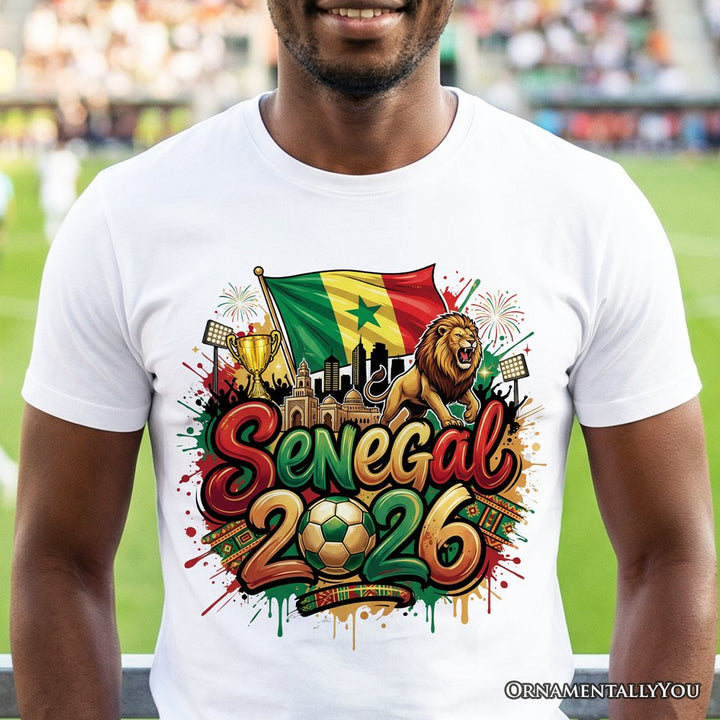 Senegal 2026 Soccer Cup Global Championship T-Shirt, Fans Football Tee T-Shirts OrnamentallyYou 