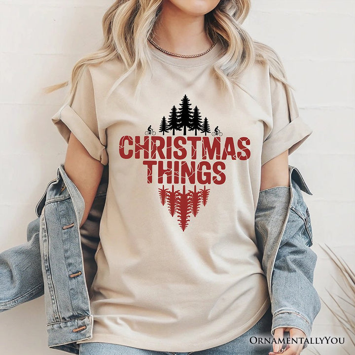 Christmas Things Retro Pop Classic T-Shirt, Holiday Tee Gift T-Shirts OrnamentallyYou 