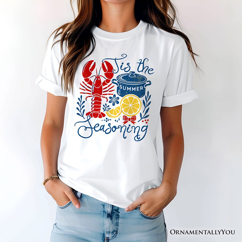 Crawfish Boil Season Summer T-Shirt, Seafood Funny Retro Tee T-Shirts OrnamentallyYou 