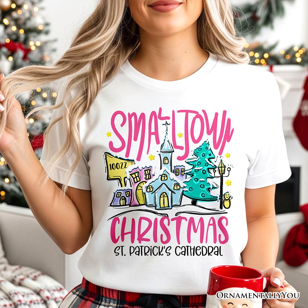 Custom Zipcode Small Town Christmas T-Shirt, Personalized Christian City State Tee Personalized T-Shirts OrnamentallyYou 