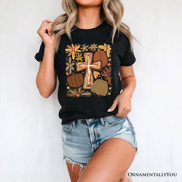 Fall Blessings T-Shirt, Autumn Christian Faith Tee T-Shirts OrnamentallyYou 