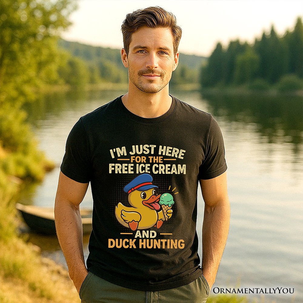 Funny Resin Duck Cruise T-Shirt, Ice Cream And Duck Hunter Vacation Tee T-Shirts OrnamentallyYou 