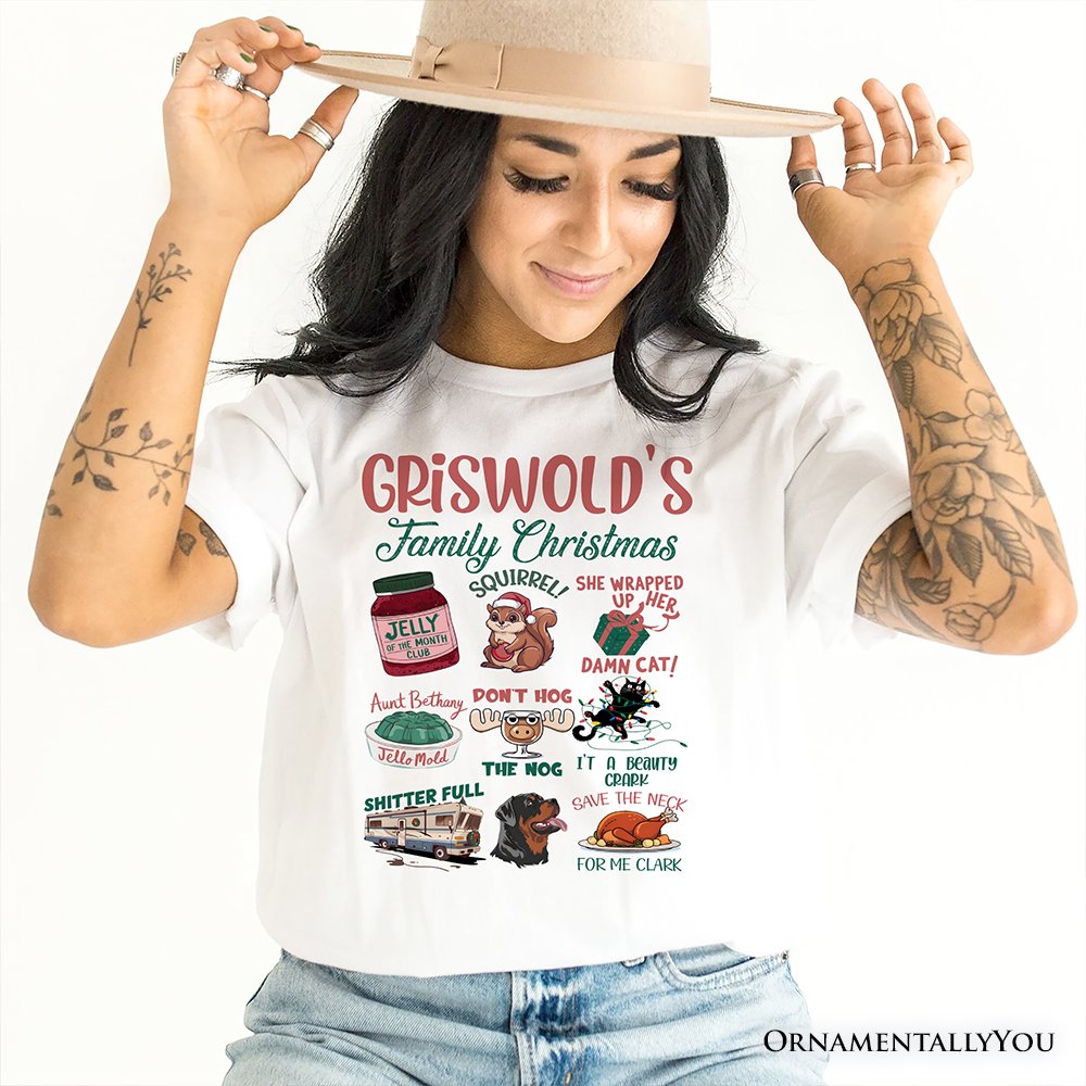 Griswold’s Family Christmas T-Shirt, Funny Retro Vacation Movie Quote Tee T-Shirts OrnamentallyYou 