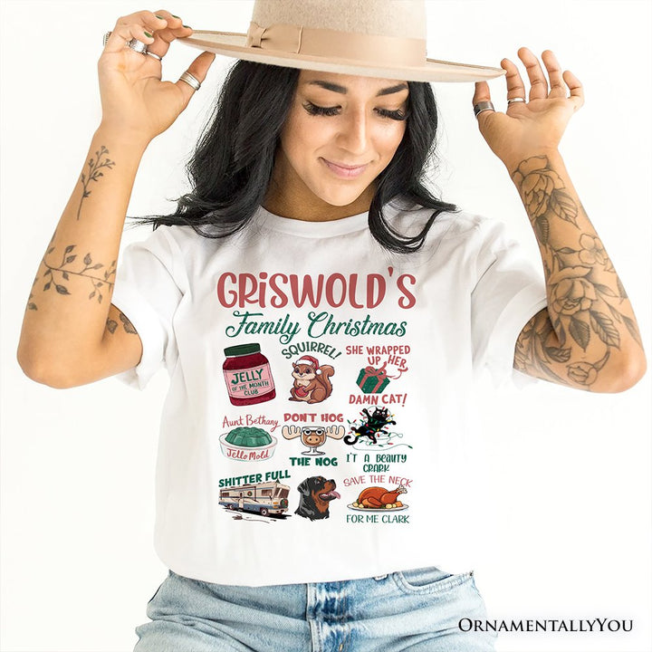 Griswold’s Family Christmas T-Shirt, Funny Retro Vacation Movie Quote Tee T-Shirts OrnamentallyYou 