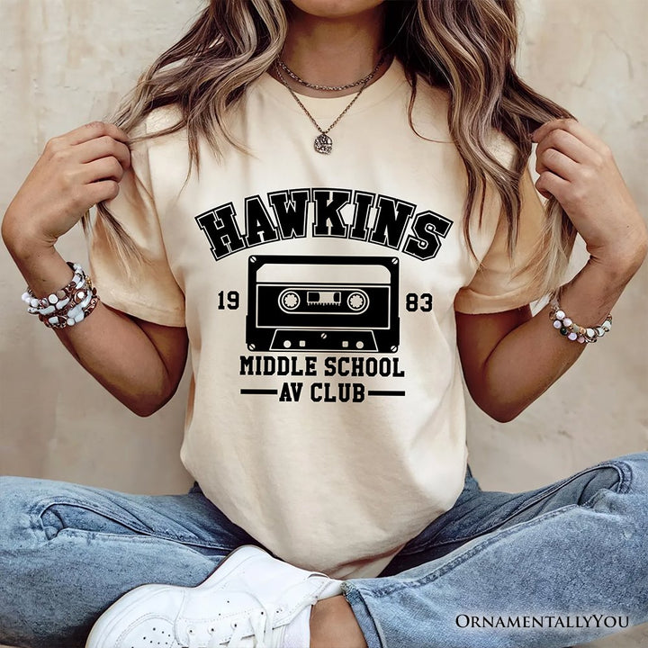 Hawkins Middle School AV Club T-Shirt, Funny Gift for Daughter and Son T-Shirts OrnamentallyYou 