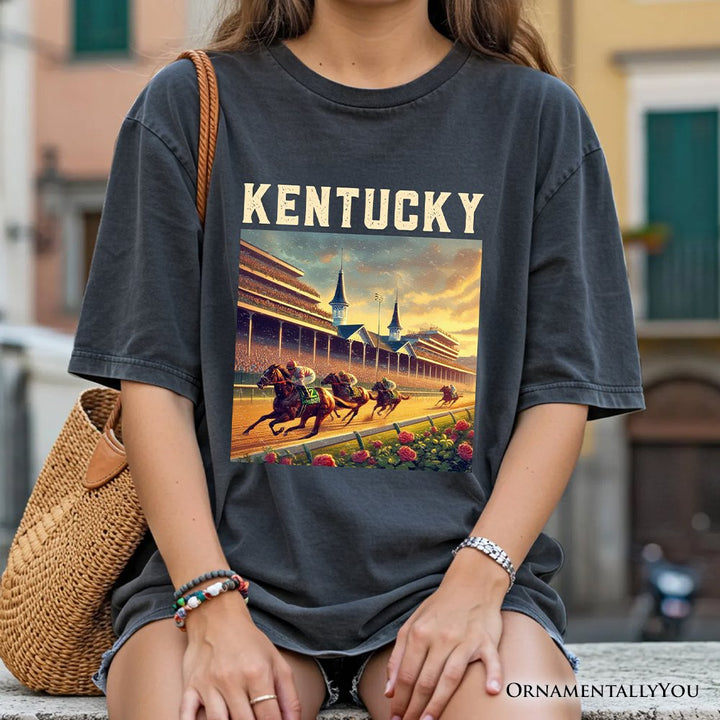 Iconic Kentucky State Horse Racing T-Shirt, Churchill Downs Tee and Derby Heritage Souvenir T-Shirts OrnamentallyYou 