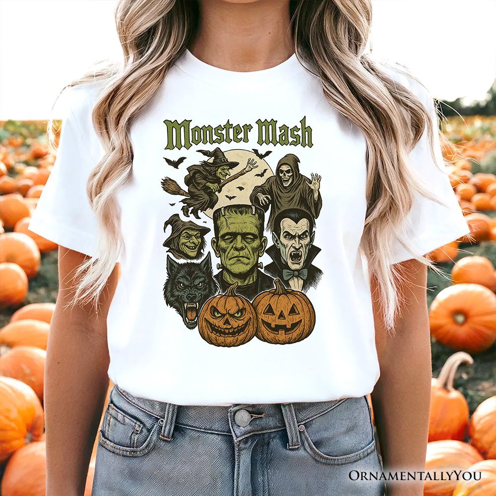 Monster Mash Classic T-Shirt, Halloween Monsters Tee for The Spooky Season T-Shirts OrnamentallyYou 