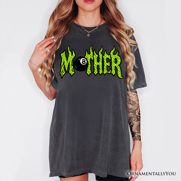 Mother 8 Ball Retro T-Shirt, Trendy Cool Mama Tee