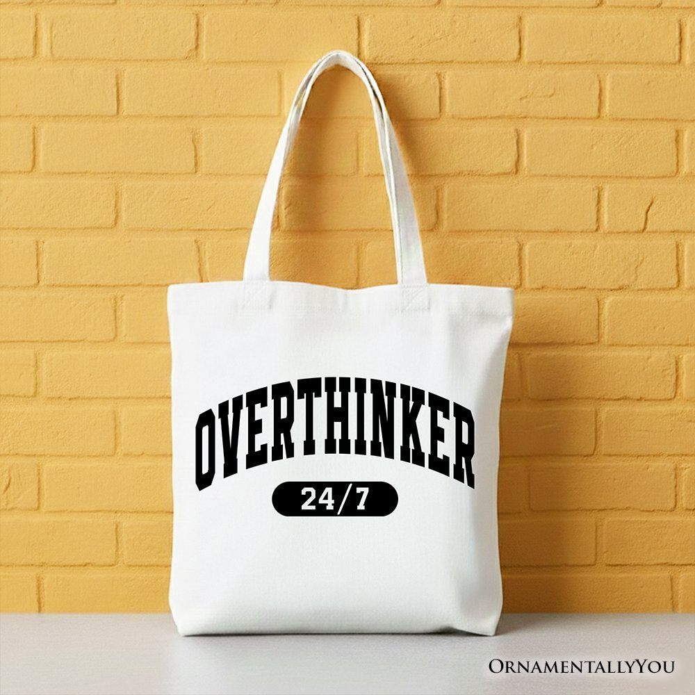 Sarcasm It's How I Hug Tote Bag, Funny Minimalist Gift Shopper for Bold and Sarcastic Women Tote Bag OrnamentallyYou White 