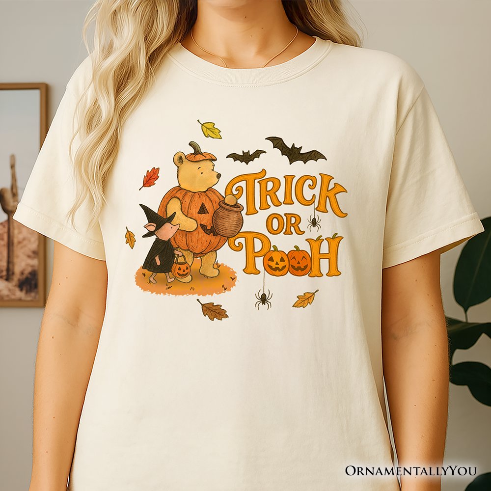 Trick or Treat Winnie-the-Pooh T-Shirt, 1926 A.A. Milne Vintage Halloween Friends Tee T-Shirts OrnamentallyYou 