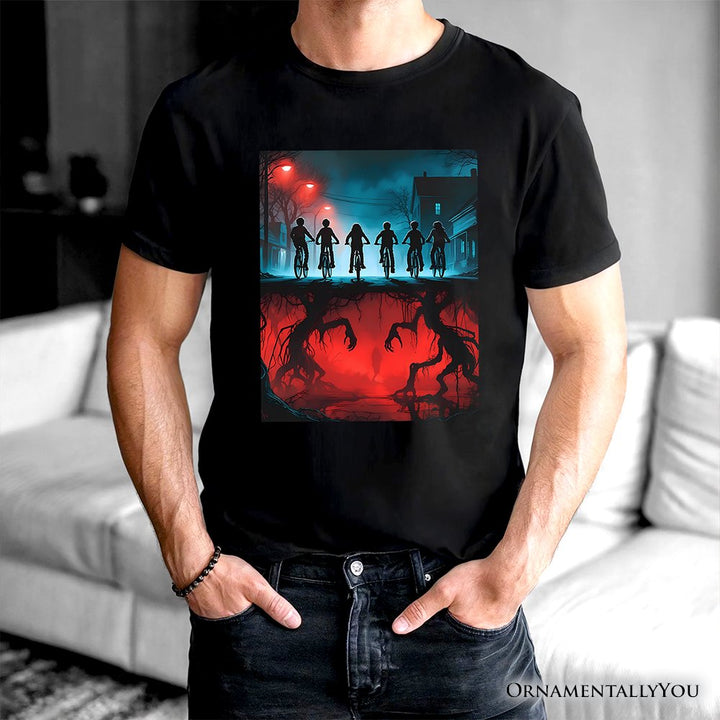 Upside Down Hell Under Earth Vintage T-Shirt, Pop Culture Classic T-Shirts OrnamentallyYou 