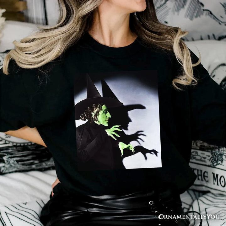 Vintage Wicked Witch of the West Graphic T-Shirt, Wizard of Oz Halloween Tee T-Shirts OrnamentallyYou 