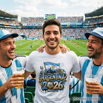 Argentina 2026 Soccer Cup Global Championship T-Shirt, Fans Football Tee T-Shirts OrnamentallyYou 