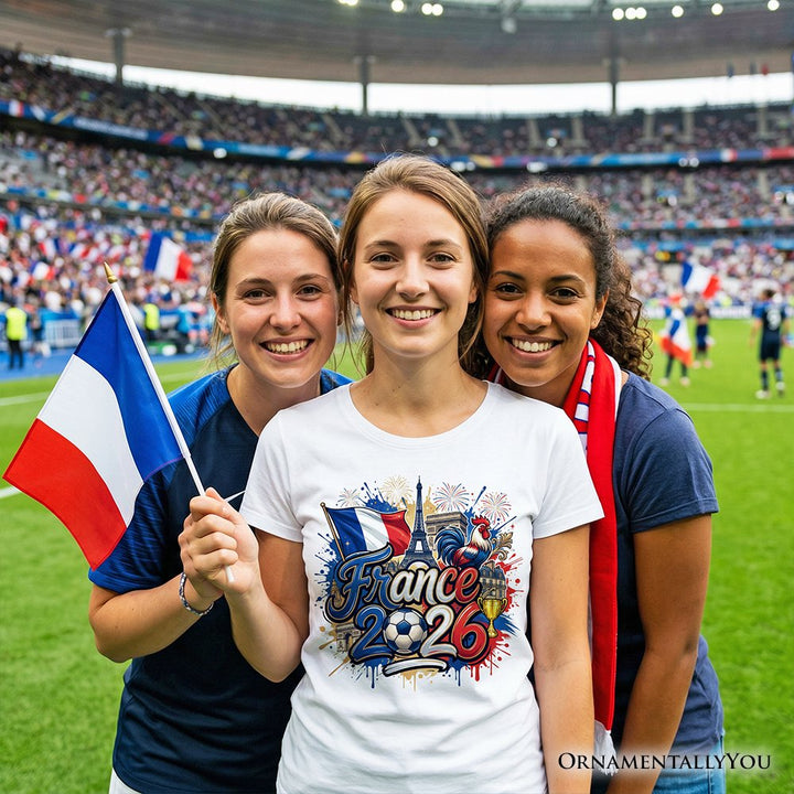 France 2026 Soccer Cup Global Championship T-Shirt, Fans Football Tee T-Shirts OrnamentallyYou 