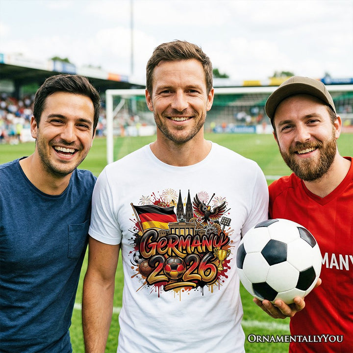 Germany 2026 Soccer Cup Global Championship T-Shirt, Fans Football Tee T-Shirts OrnamentallyYou 