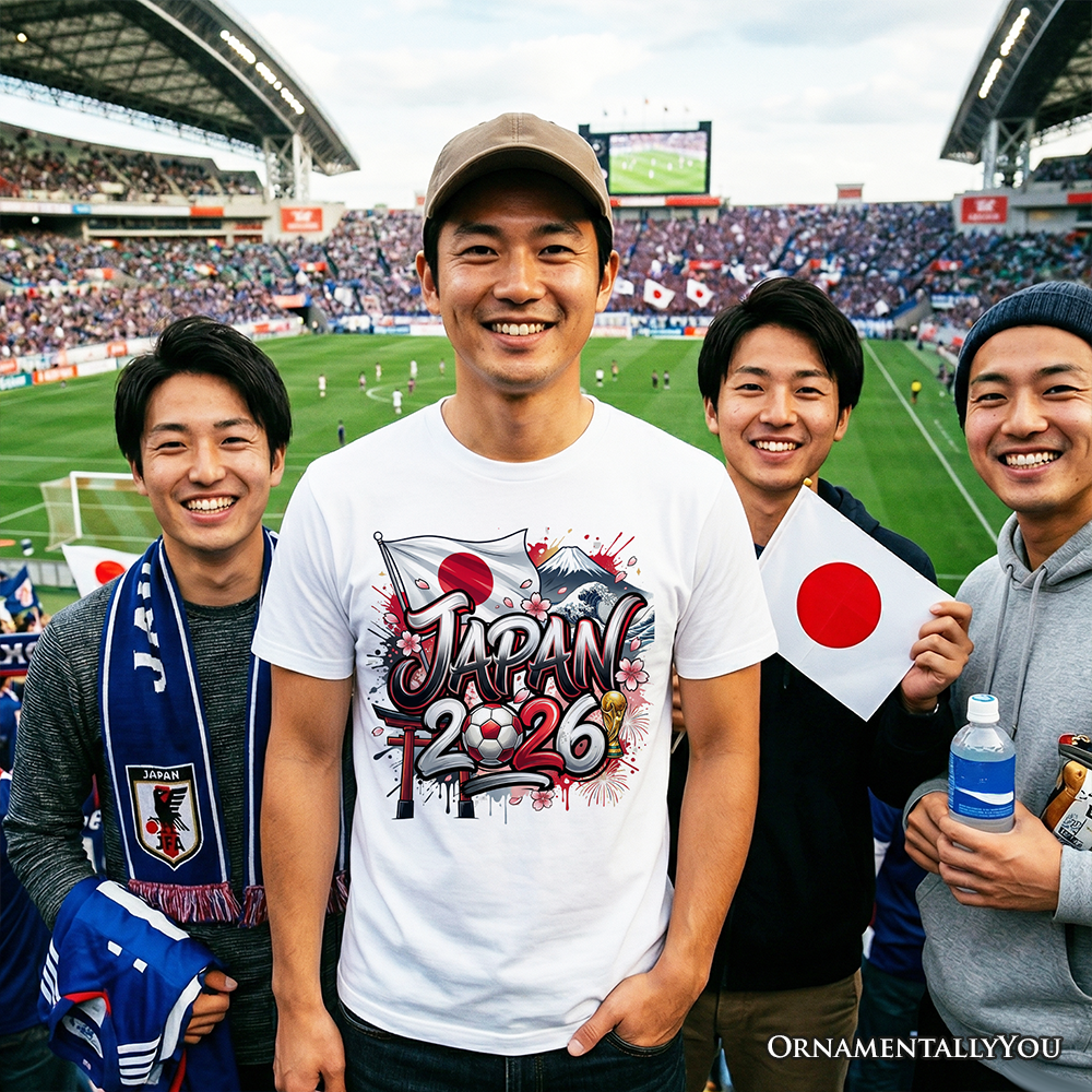Japan 2026 FIFA World Cup Soccer T-Shirt, Fans Football Tee