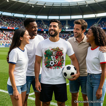 Mexico 2026 Soccer Cup Global Championship T-Shirt, Fans Football Tee T-Shirts OrnamentallyYou 