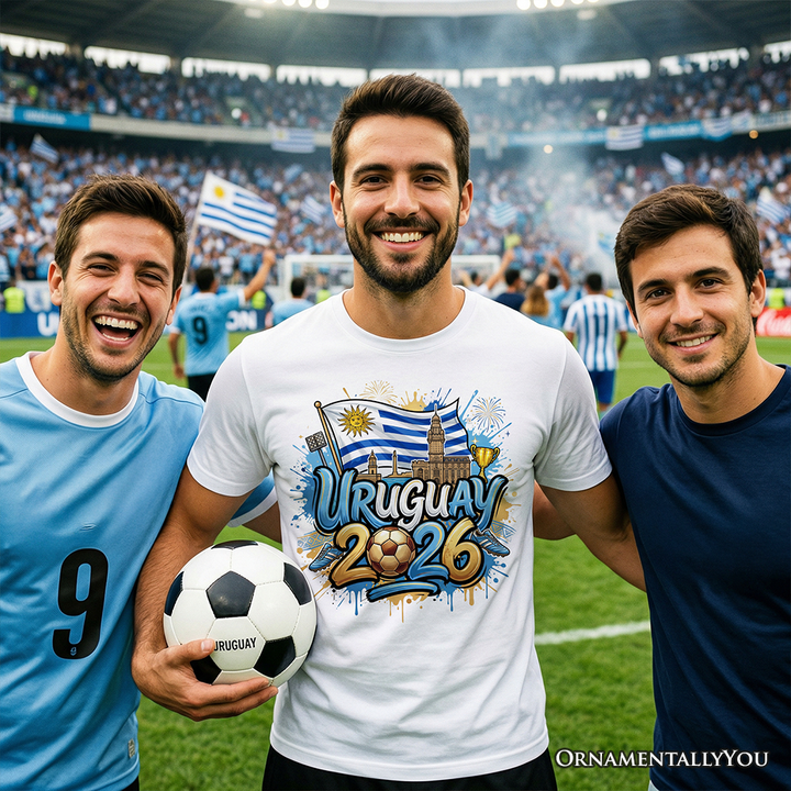 Uruguay 2026 Soccer Cup Global Championship T-Shirt, Fans Football Tee